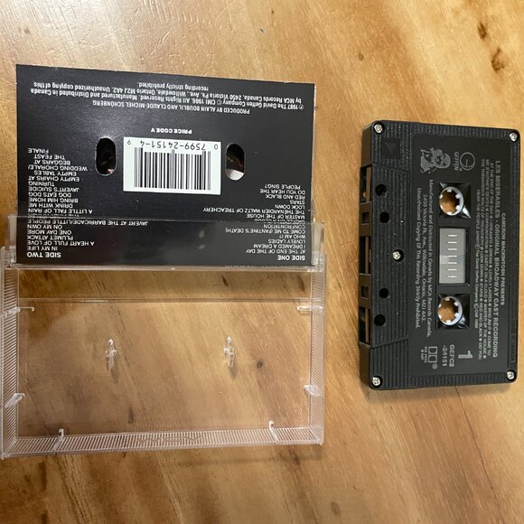 Broadway Musical Soundtrack Cassette Lot 4 Jesus Christ Phantom Les Miserables - Picture 4 of 6